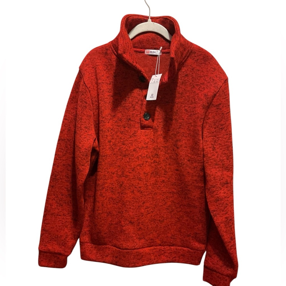 NWT H2H Men’s Turtleneck Basic Knit Sweater